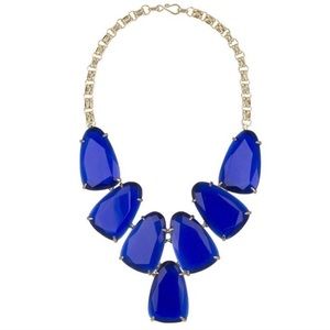 Kendra Scott Cobalt Blue Cats Eye Harlow Necklace